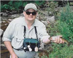 Steve Robbins holds a nice Cutthroat