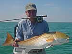 Bill Costanza with a big red fish