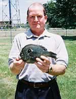 Cliff Hilbert's Redear Sunfish state record